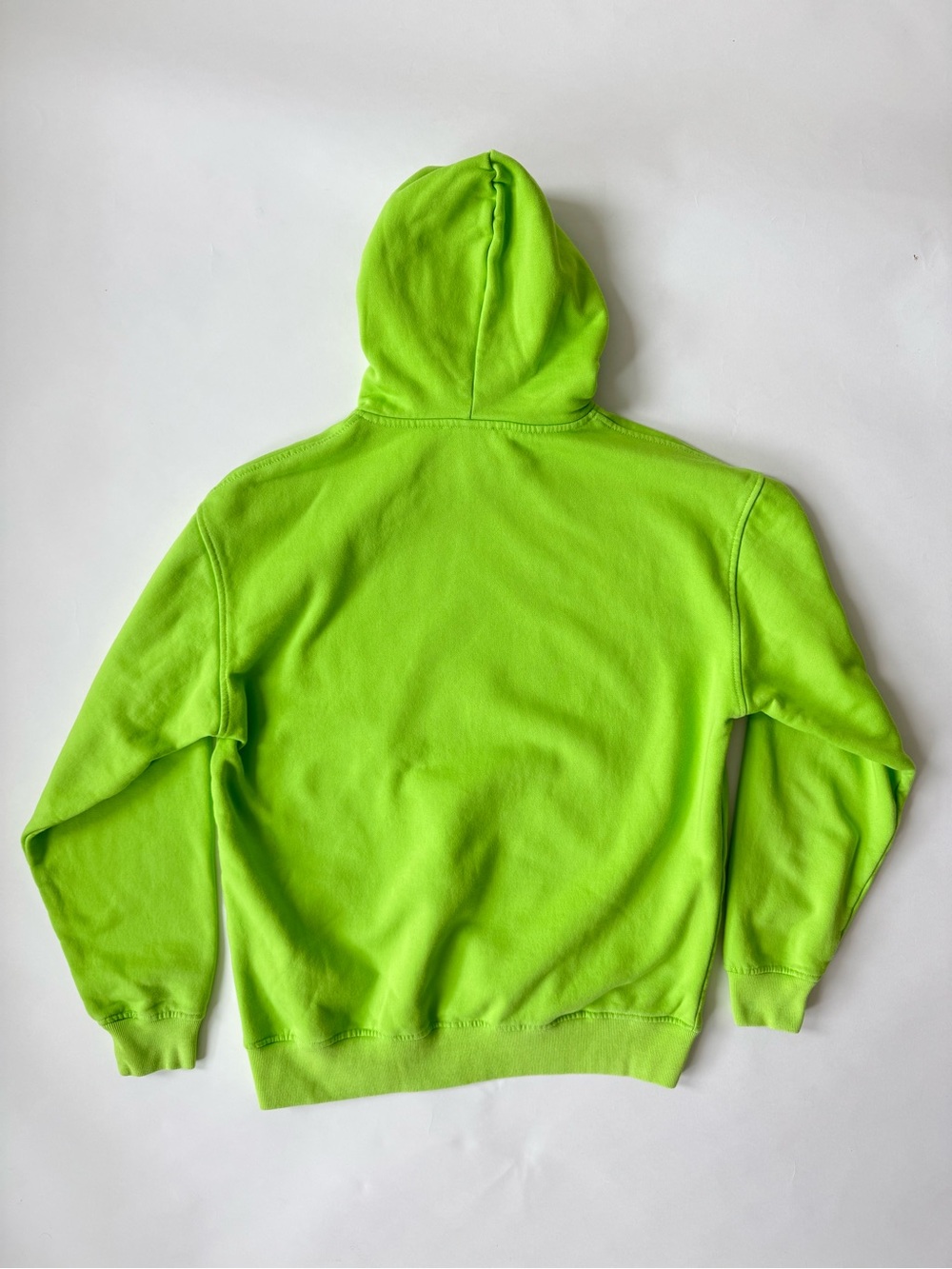 Acne Studios Neon Green Oversize Fit Hoodie - Measure Face AW14 - Unisex - Picture 3 of 9